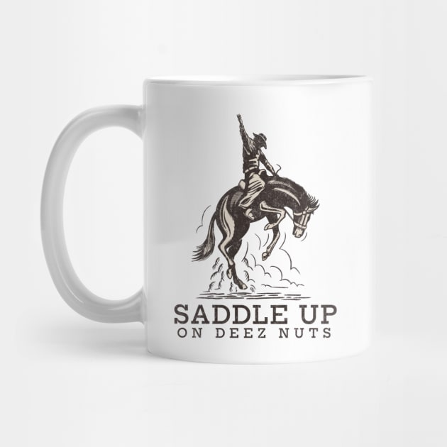 Saddle up on Deez Nuts - vintage by BodinStreet